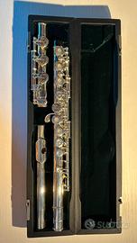 PEARL FLUTES PF525 FLAUTO TRAVERSO FORI APERTI