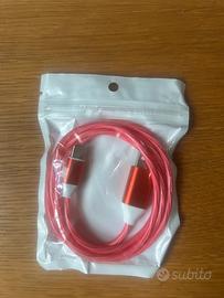 Cavo USB-C luminoso LED
