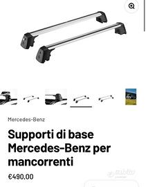 BARRE PORTATUTTO Mercedes Classe C / C coupe / E