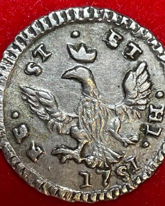 Carlo di Borbone Regno di Sicilia 1/2 tari 1751 Pa