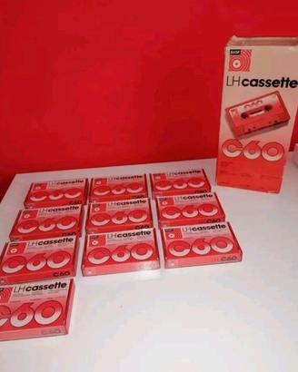 Musicassette vergini registrate Basf Denon Tdk 