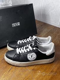 Smeakers versace counture nere e bianche