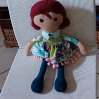 Bambola di stoffa handmade 