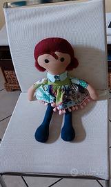Bambola di stoffa handmade 
