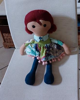 Bambola di stoffa handmade 