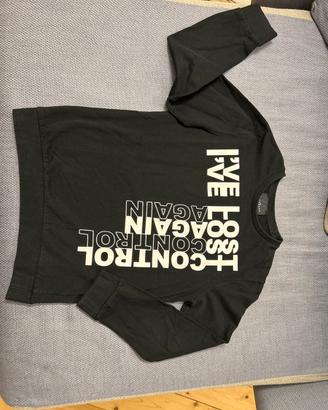 Felpa nera Richmond 14A ragazzo