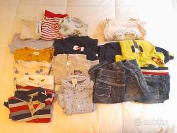 Lotto abbigliamento vestiti misti neonato 6/9 mesi