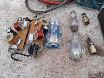 IMPIANTO CA AUDIO FILTRI FUSIBILI CAVI RCA