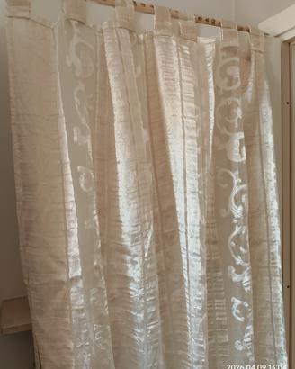 Tenda avorio 140x280 cm – semi trasparente