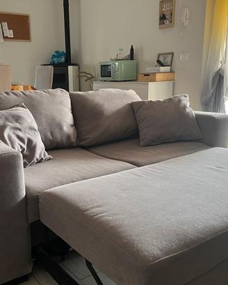 Divano letto con penisola