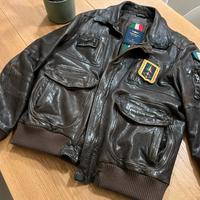 Giacca in pelle aereonautica militare