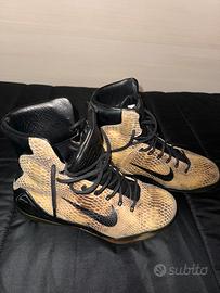 Nike Kobe 9 EXT,  Alta ,Pelle di Serpente ,N.45