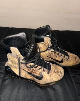 Nike Kobe 9 EXT,  Alta ,Pelle di Serpente ,N.45