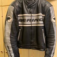 Giacca moto in pelle Bering