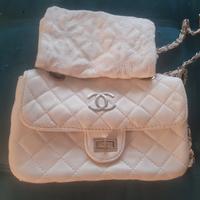 Borsetta bianca imitazione Chanel