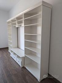 Libreria componibile IKEA LIATORP bianca