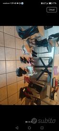 lotto in blocco di scarpe e stivali 