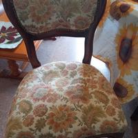 sedia in noce stile antico