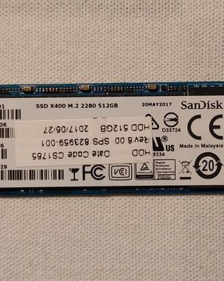 SSD NVME M2 SanDisk 512GB