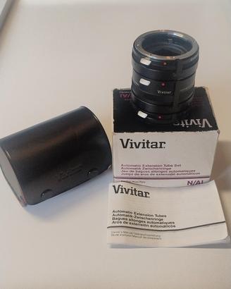 Tubi di prolunga Vivitar per Nikon 