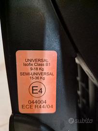 Seggiolino isofix Foppapedretti Isodinamyk 1,2,3