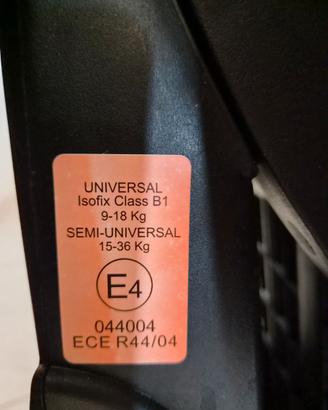 Seggiolino isofix Foppapedretti Isodinamyk 1,2,3