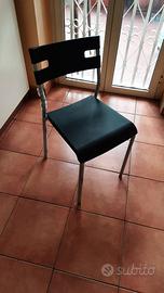 Sedie Ikea nere nuove