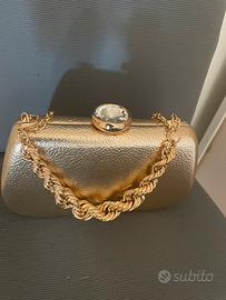 Borsa pochette donna Velvet Collection in pelle