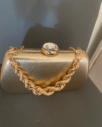 Borsa pochette donna Velvet Collection in pelle
