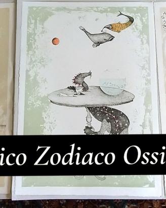 Trittico litografie Zodiaco Ossi Czinner