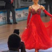 Abito danza  standard Sapiel rosso – taglia S