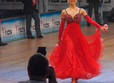 Abito danza  standard Sapiel rosso – taglia S
