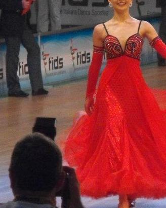Abito danza  standard Sapiel rosso – taglia S