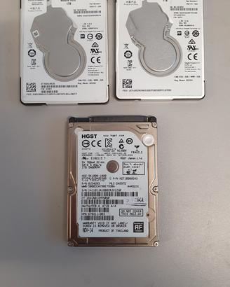 3 Hard disk SATA da 1 TB cadauno