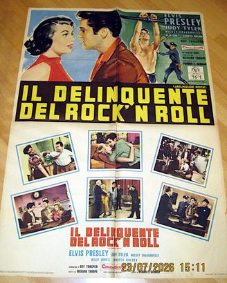 Manifesto 100 x 140 Elvis Jailhouse Rock del 1958