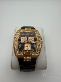 Orologio GUESS originale – nero e oro con strass