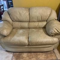Divano in pelle 2 posti