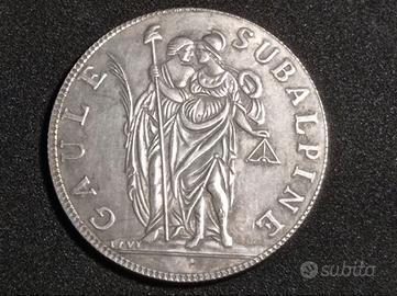 Torino - Repubblica Subalpina (1800-1802) 5 Franch