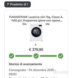 Lavatrice Slim LG (NUOVA INSCATOLATA!!) - PREZZONE