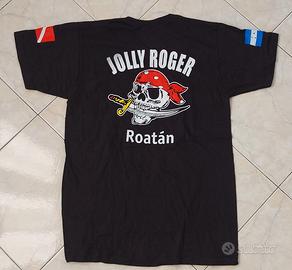 Jolly rogers roatan crew tshirt L