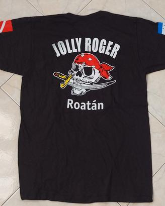 Jolly rogers roatan crew tshirt L