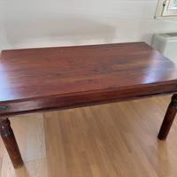 Tavolo in legno massello allungabile - 148/248x80