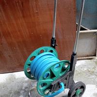 Carrello avvolgitubo con tubo