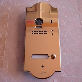 Pulsantiera videocitofono in ottone