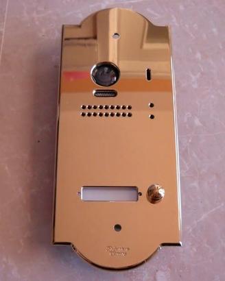 Pulsantiera videocitofono in ottone