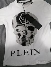 T-Shirt PHILIPP PLEIN Teschio Effetto Diamantato 