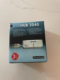 Usb Hub 2040 4 porte 2.0 mini SilverCrest