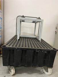 Vasche di raccolta per fusti con ruote