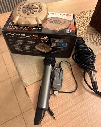 Karaoke okyfky 3 microfono wireless