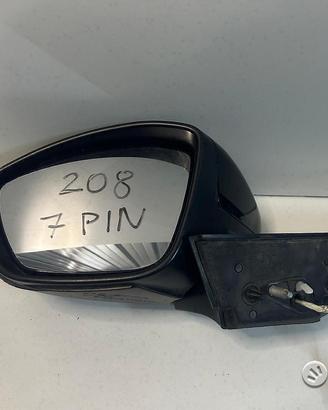 Specchietto retrovisore sx peugeot 208 2014 2018